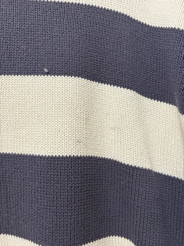 Blue Striped Brandy Melville Sweater - Image 3