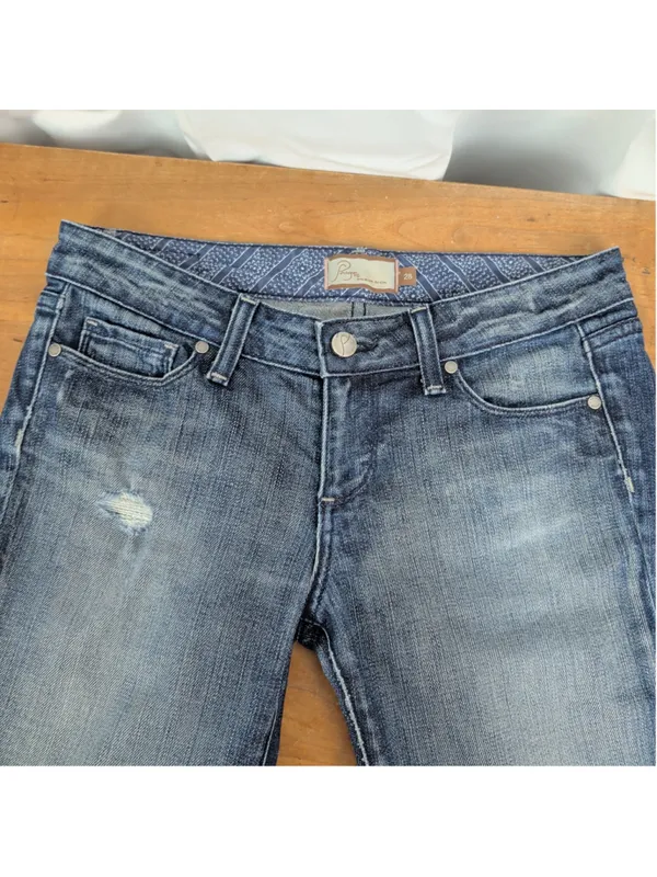 Paige USA Made Canon Flared Canon Jeans 28 - Image 3