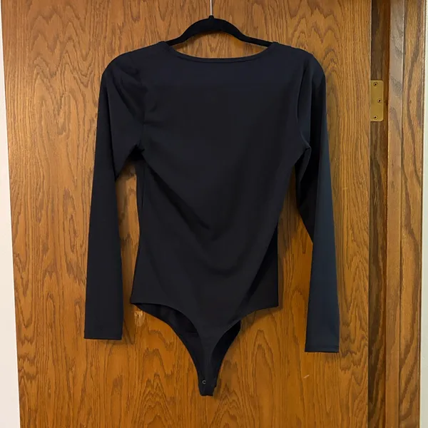 Abercrombie soft AF Black Long Sleeve Bodysuit - Image 4
