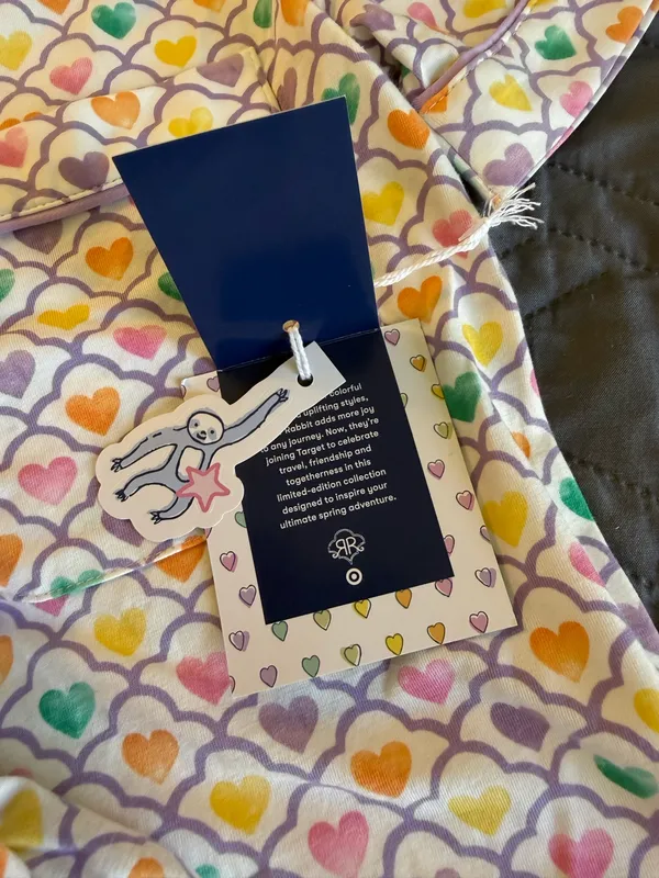 Roller Rabbit x Target Pajama Set Purple Hearts  - Image 6