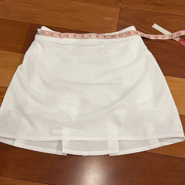 NWT RLX Ralph Lauren 17" Performance Stretch Golf Skort White Pleated XS - Image 7