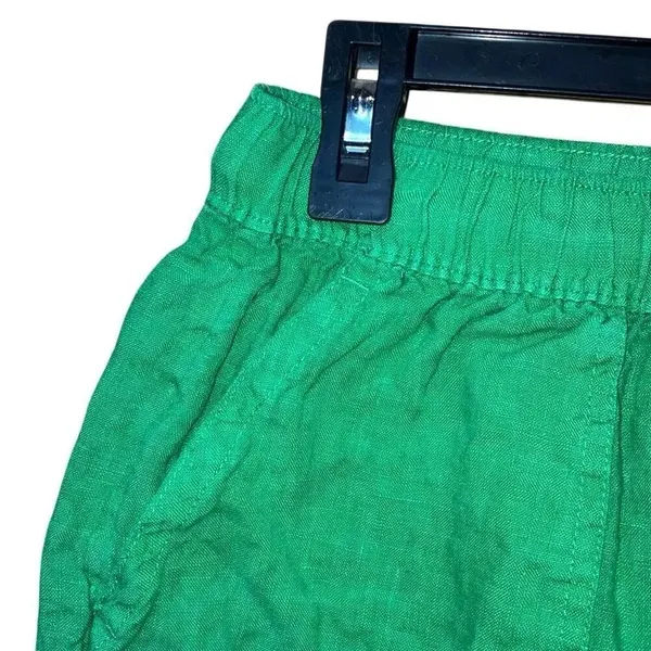 C&C California Green 100% Linen Pull On Shorts Size Small Lightweight #500 - Image 4