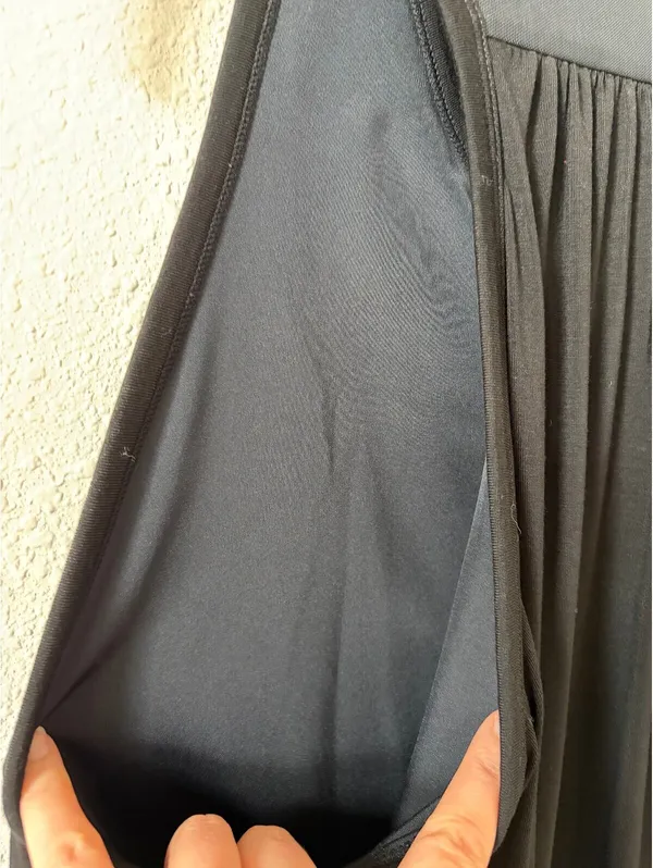 Shebird Tunic Tank Bra Dress Black Size 9 / XXXL Casual Comfy Neutral Athleisure - Image 3