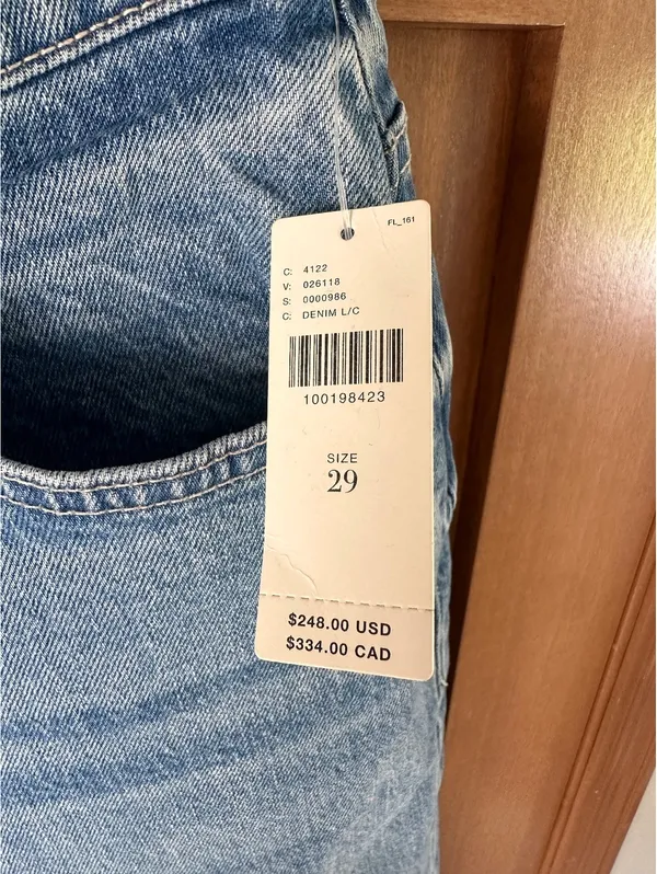 MOTHER NWT The Mid Rise Maven Ankle Jeans in Magic School Bus Wash Women’s 29 - Image 7