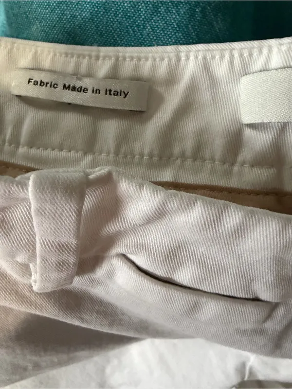 Vince Cotton White Chinos Preppy Costal Neutral Pants 4 - Image 5