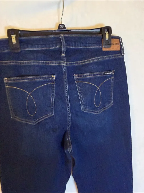 Calvin Klein Indigo Ankle Crop Slim Jeans - Image 5