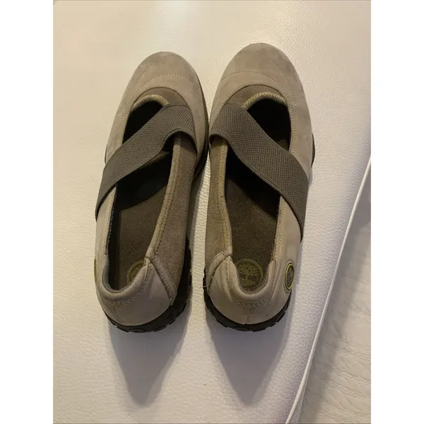 ✿ TIMBERLAND Smart Comfort Sand Nubuck Leather Mary-Janes 7.5 - Image 2