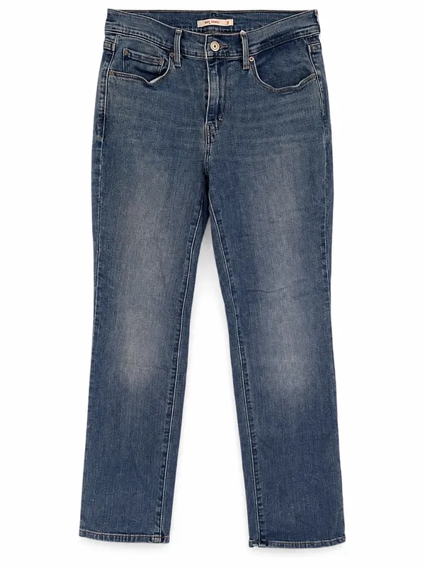 Levi’s 505 Straight Leg Women’s Blue Jeans Size 8 Medium Wash Denim W 28 L 30 - Image 2