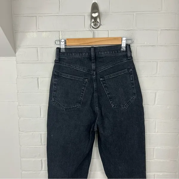 Abercrombie & Fitch Curve Love The 90s Slim Straight Cross Waist Jean Size 24 - Image 8