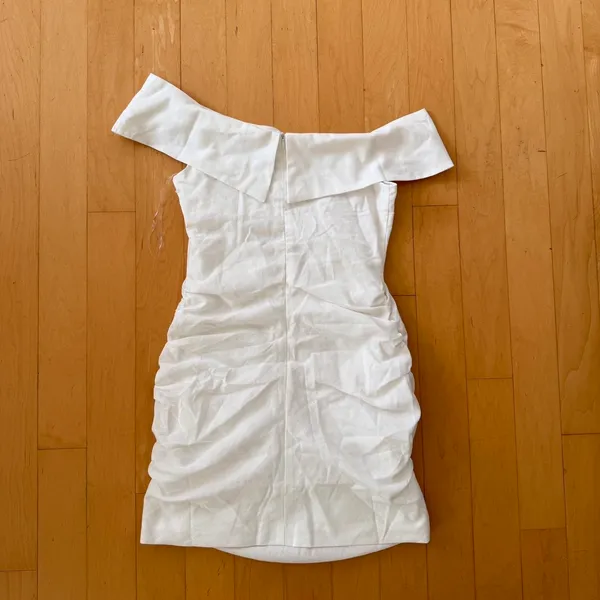 Princess Polly Marcia white off the shoulder mini dress - Image 3