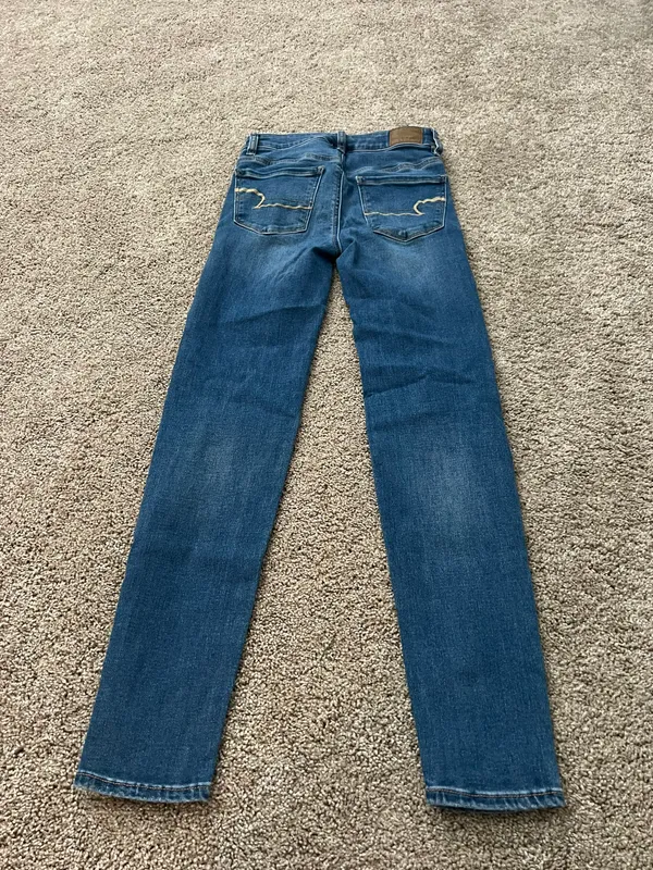 American Eagle Blue Jeans Short 00 - Image 2