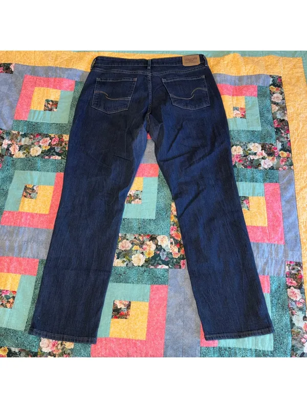 Levi's Signature Mid-Rise Straight Jeans Waist 31 x L28 Classic Denim Blue - Image 3