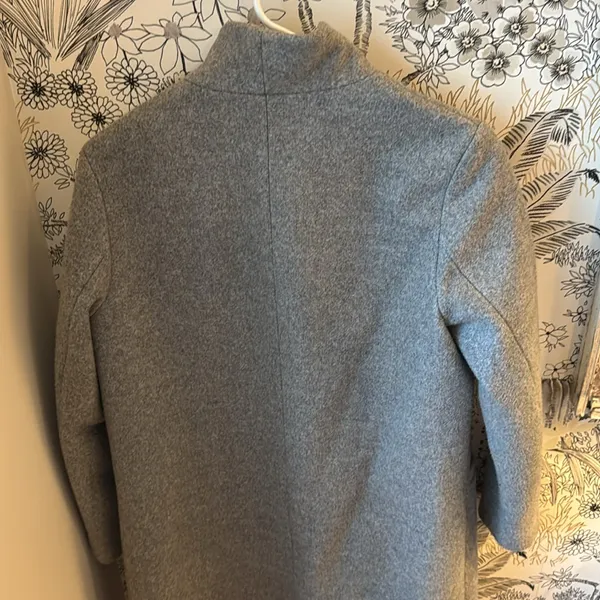 Old Navy Gray Classic Peacoat medium Length - Image 5