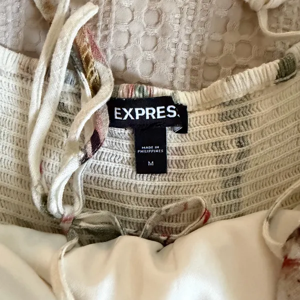 Express Floral Sundress Mini Spaghetti Strap - Image 3