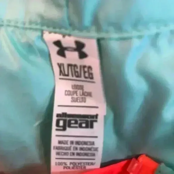 Under Armour turquoise warm up jacket sz XL - Image 7