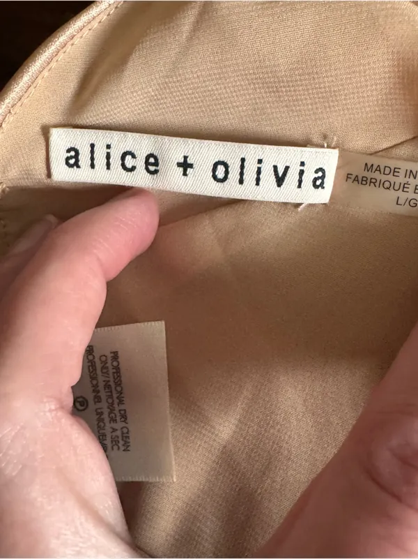 ALICE + OLIVIA‎ Frenchie Satin Halter Top - Image 5
