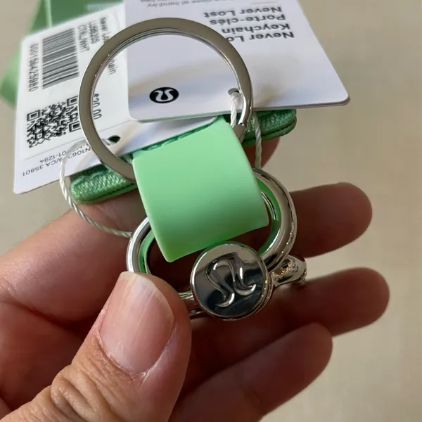 Lululemon Never Lost Keychain - Citra Lime/White - Image 5