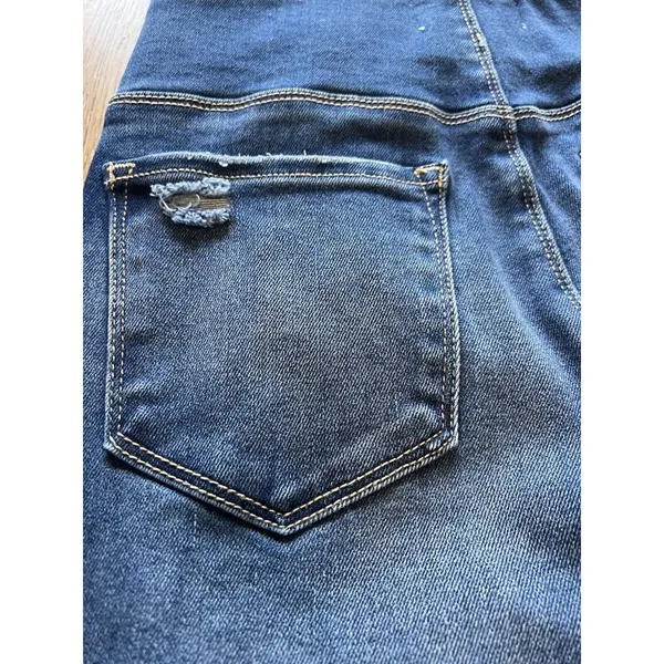 Risen Jeans Dark High Rise Straight Leg Size Medium Classic City Mom Casual‎ - Image 10