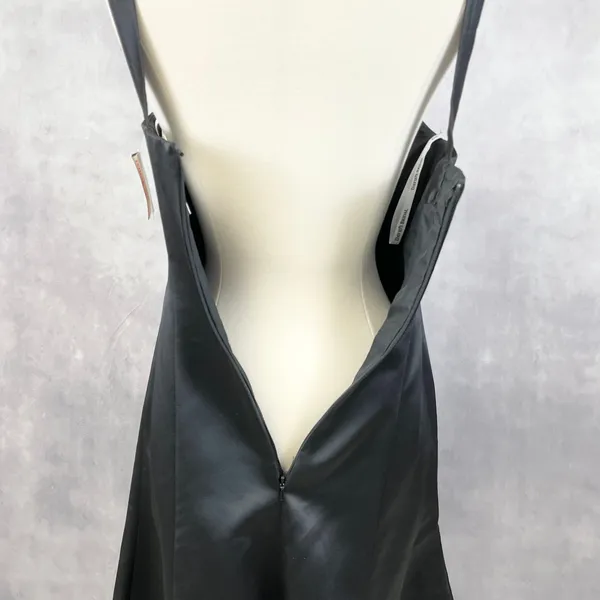Davids Bridal Womens Dress‎ 4 Satin Strap Fit Flare Cocktail Party Flirty LBD - Image 6