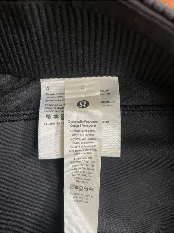 Lululemon Ribbed Softstreme Flare Leg Pants in Black Sz 4 🧡🎀 - Image 12