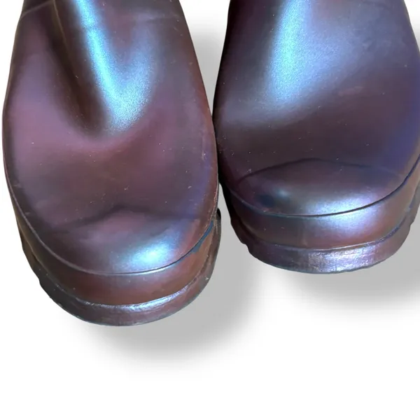 Hunter Original Tall Gloss Rain Boots Purple Iridescent Waterproof Wellies 5 - Image 6