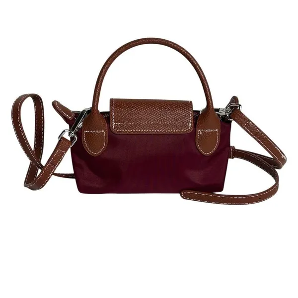Therapy Boutique Women's‎ Mini Crossbody Bag Burgundy Adjustable Strap - Image 7