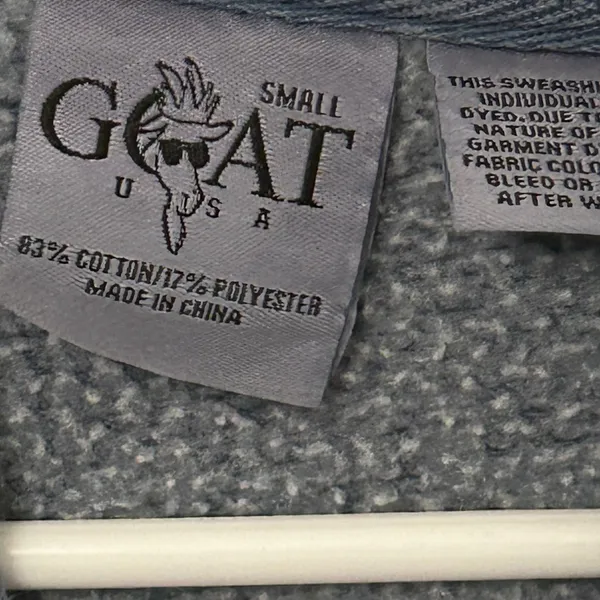 GOAT USA Blue Hoodie - Image 5