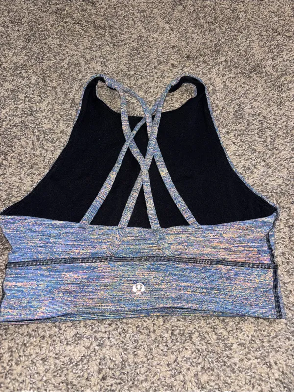 Lululemon Energy Bra High Neck Long Line *Medium Support, B–D Cup size 6 - Image 2