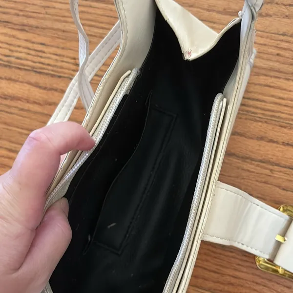 White shoulder bag - Image 3