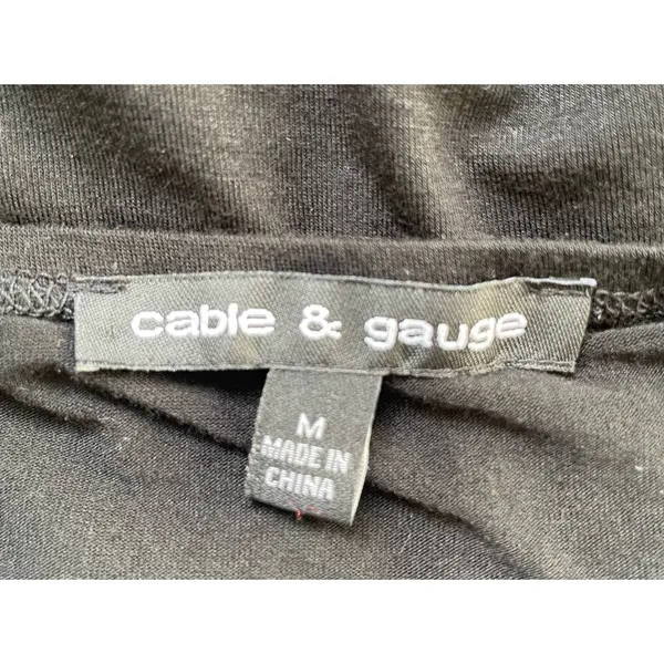 Cable & Gauge Black Braided Chain Halter Top - Image 14