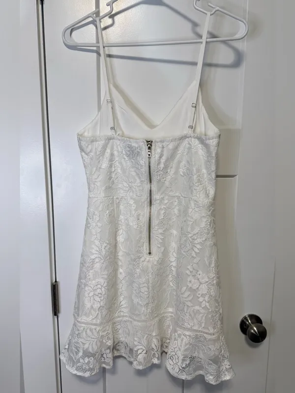 Hello Molly Have We Met Dress in White Size Medium - Image 5