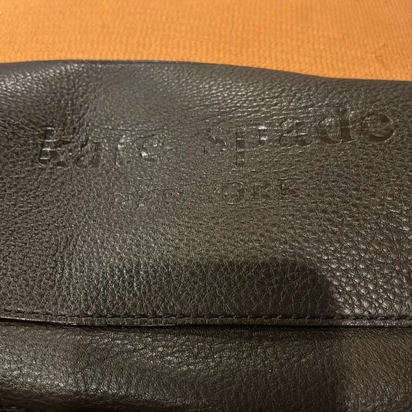 Kate Spade Brown Leather Bag Gorgeous Leather 15” Wide 8” Length - Image 3