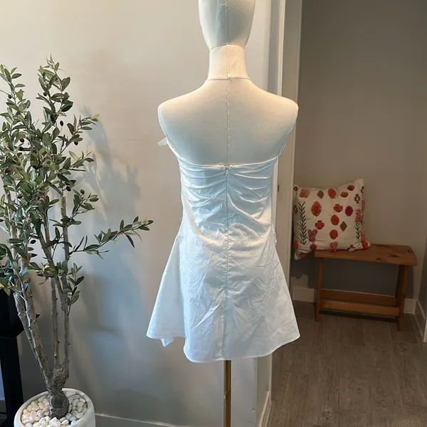 Princess Polly Bradwell Strapless White Mini Dress New! - Image 10