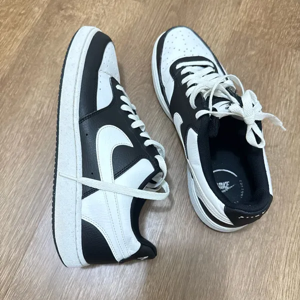 Nike Court Vision Low NN Black/White-Black Women Size 10 - Image 5