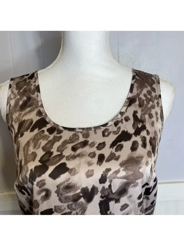 Ann Taylor Loft blouse leopard print - Image 5
