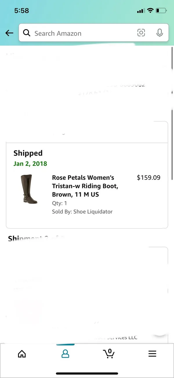 Rose petals dark brown riding boots size 11 - Image 7