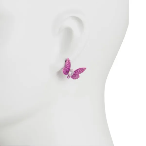 Betsey Johnson Garden Glam Butterfly Stud Earrings - Image 3