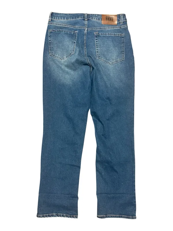 Frye Stevie Straight Leg Cotton Blend Medium Wash Denim Jeans Size 10/30 - Image 5