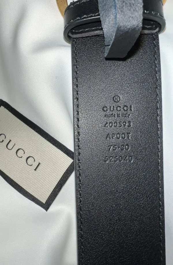 Gucci 2015 Re-Edition Wide Leather Belt - Image 3