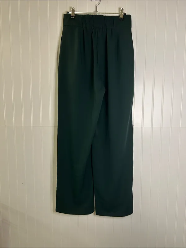 Halara High-Waist Wide Leg Trousers in Dark Green Size Small - Image 7