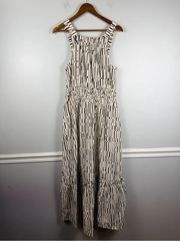 Anthropologie The Somerset Maxi Dress: Poplin Halter Edition size large - Image 3
