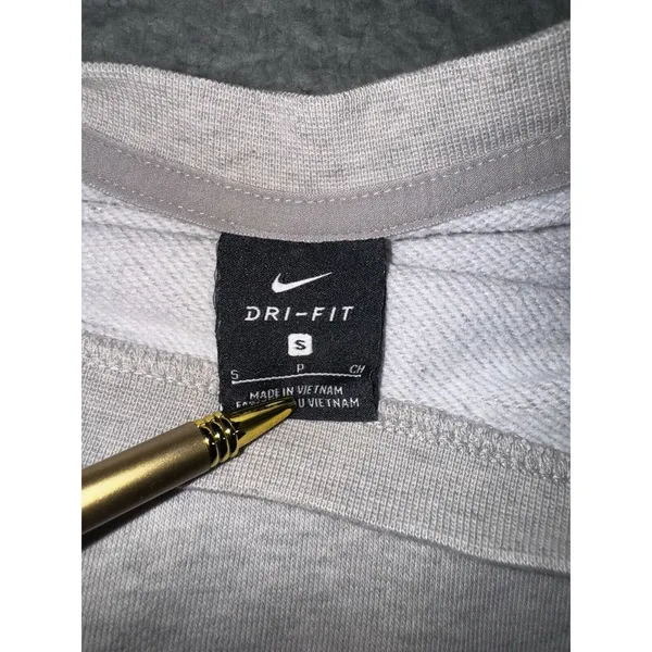 Nike Sweatshirt Women Small Swoosh Logo Tunic‎ Pullover Pocket Long Sleeve - Image 8