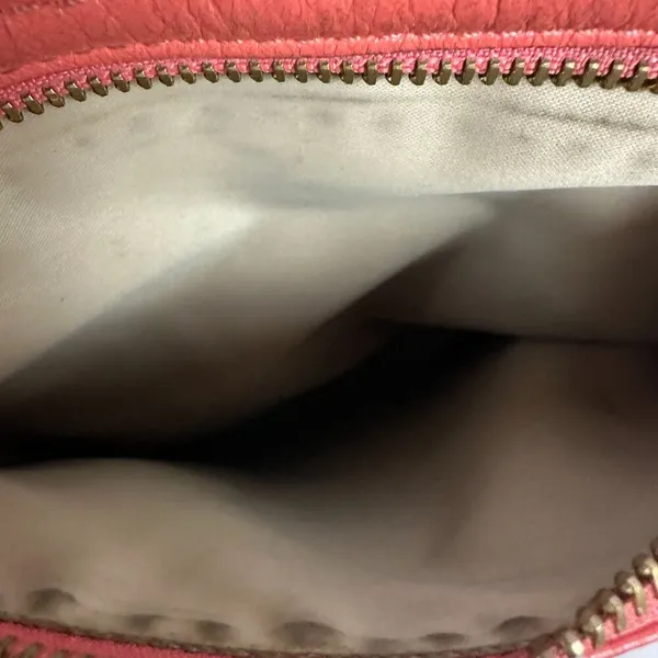 Coach Ashley Womens Leather Shoulder Bag In Red With Gold Accents - Image 9