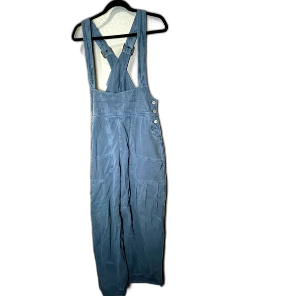 Free People We The Free Felix Tapered Overalls Blue Size XS NWOT $148 retail - Image 6
