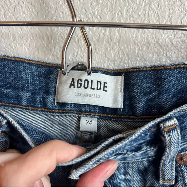 AGOLDE Parker Denim Cutoff Short - Image 5