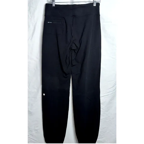 Lululemon Athletica Womens Size 6 Black Drawstring Cinchable Ankle Jogger Pants - Image 4