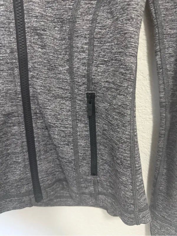 Lululemon Define Jacket Heathered Black Luon Size 4 - Image 7