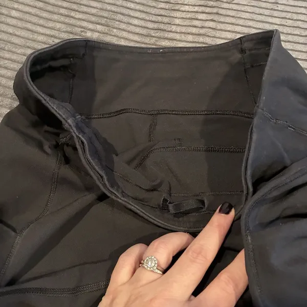 Women'S Lululemon Speed Up Tight Pants Leggings Yoga Running Black Sz 6 Nice! - Image 7