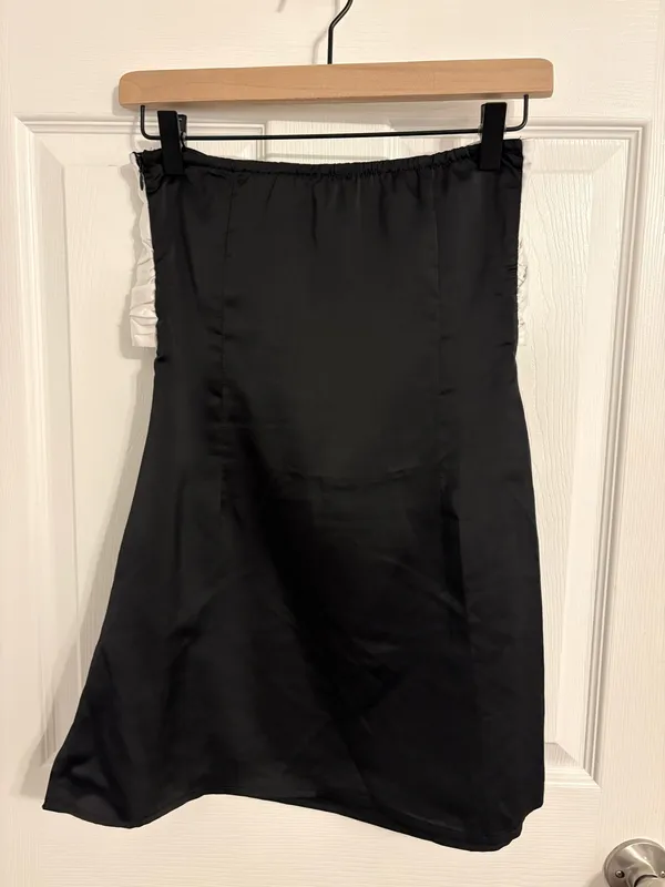 Princess Polly Dress Mini Black and White Strapless - Image 3