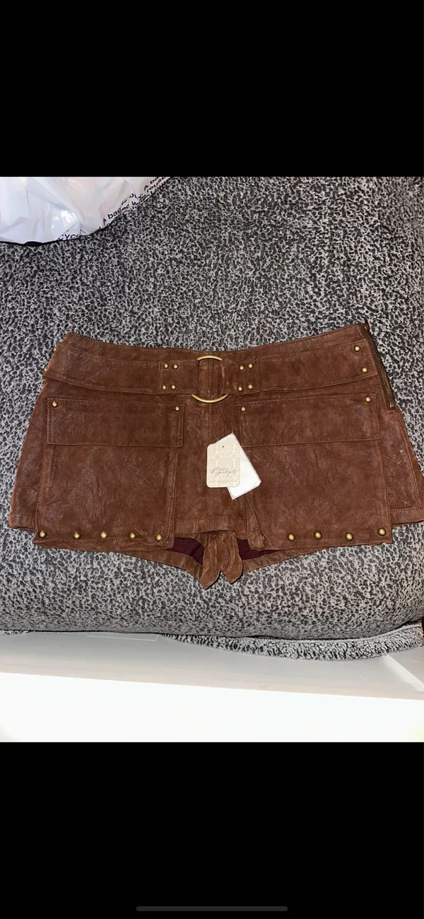 Free People Brown Skirt - Image 4
